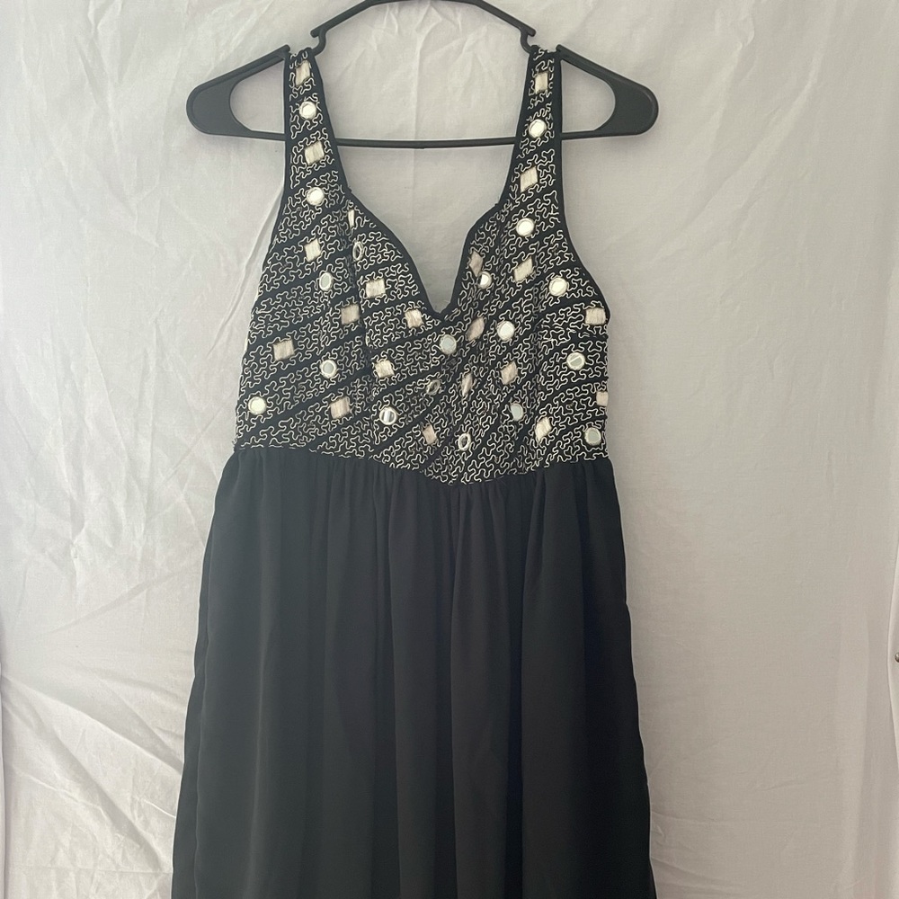 Short homecoming dress with beading